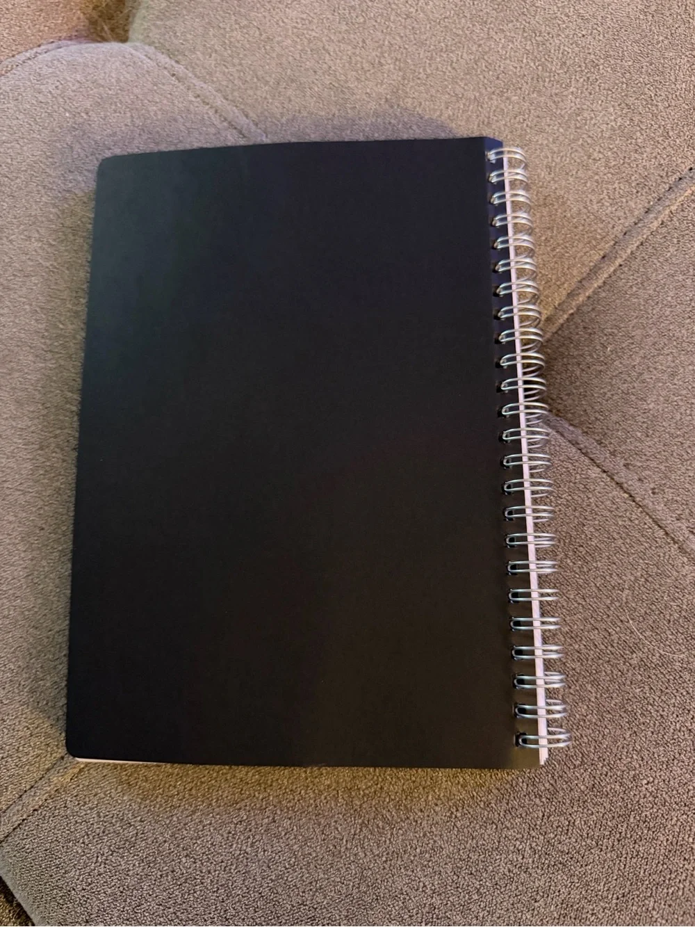 Coach Black Spiral Notebook Refill